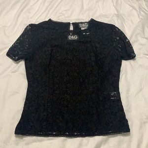 Dolce & Gabbana lace front top